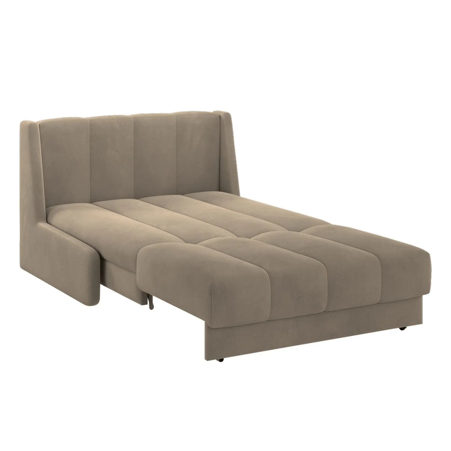 ВЕНЕЦИЯ Складная кровать серо-бежевая, 125