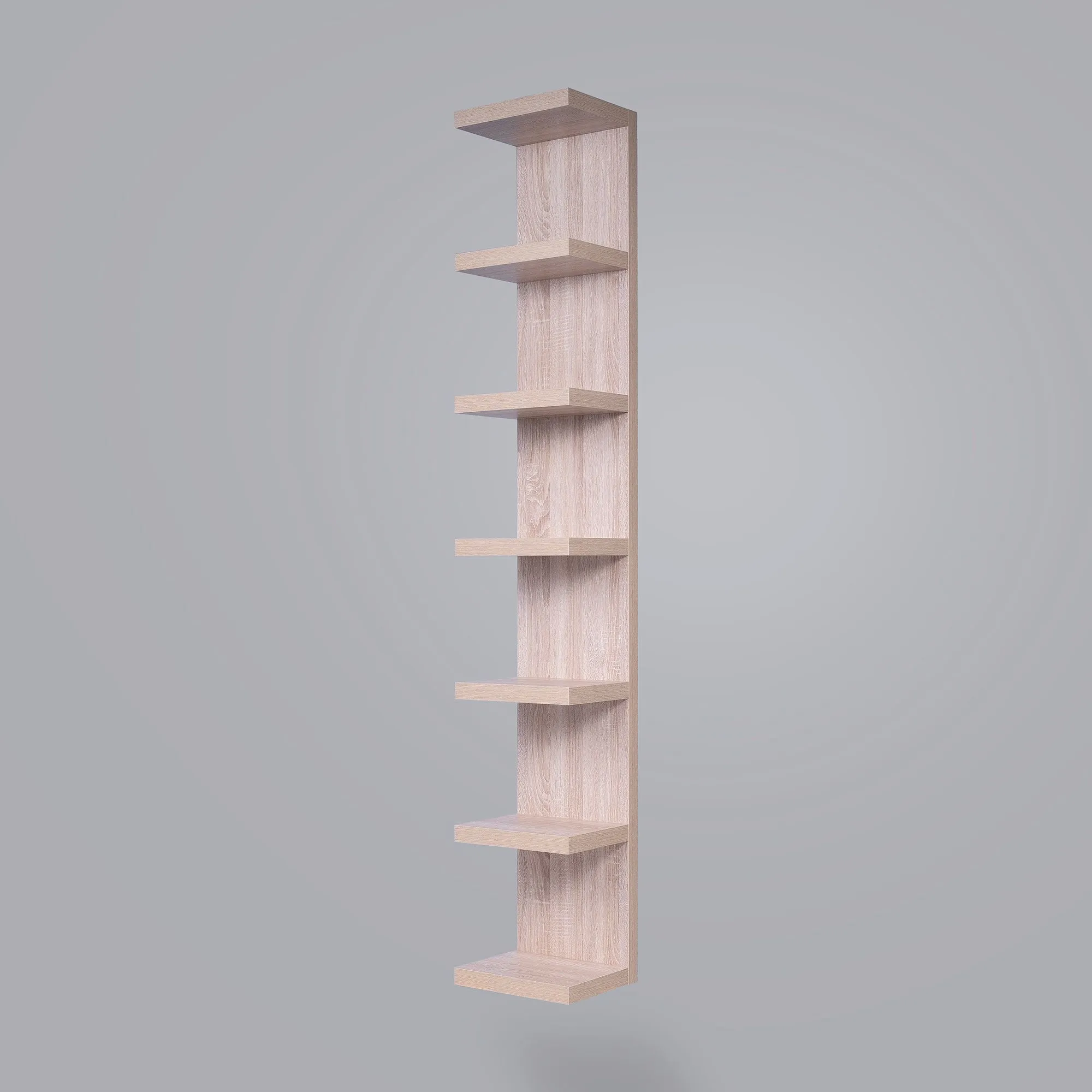 S00784 Фора 190Е полка настенная 30х189х27, дуб беленый