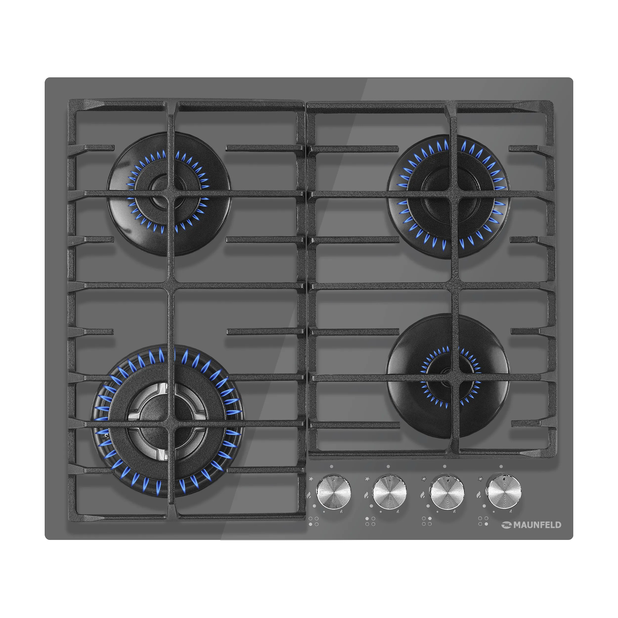 Газовая варочная панель MAUNFELD EGHG.64.63CD/G Графитовый