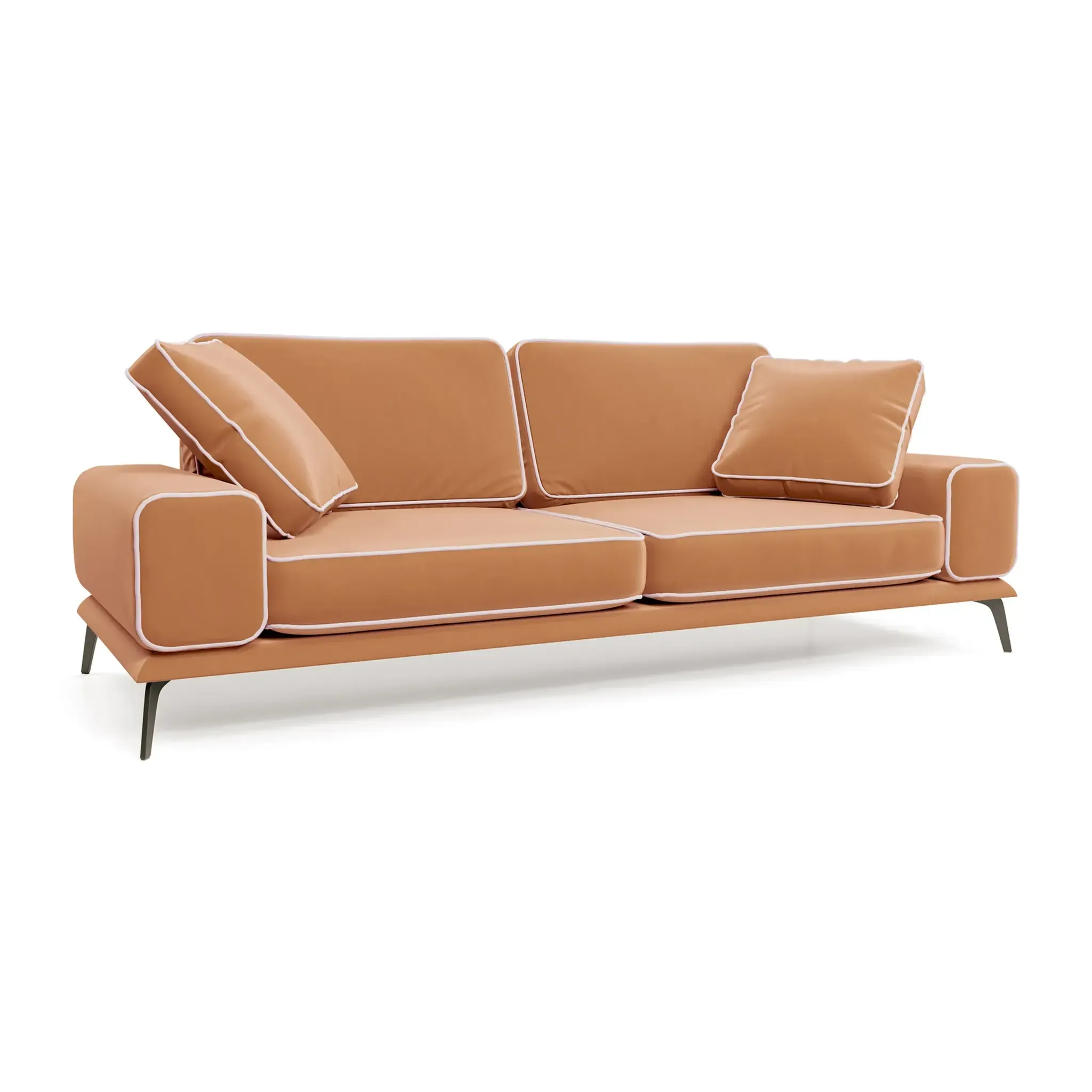 Солнечное побережье Диван прямой, персиковый