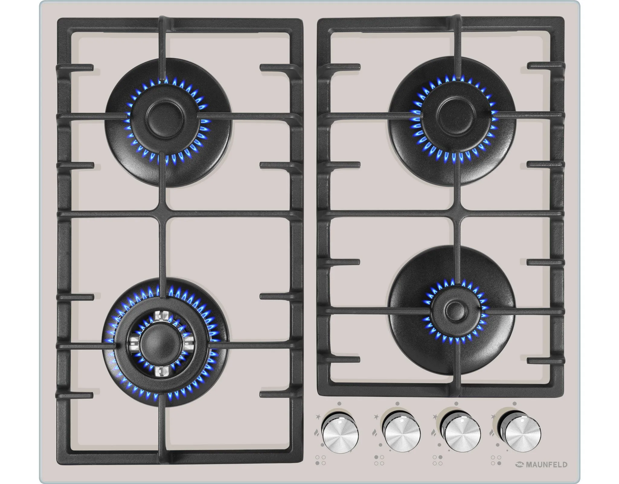 Газовая варочная панель MAUNFELD EGHG.64.33C Бежевый