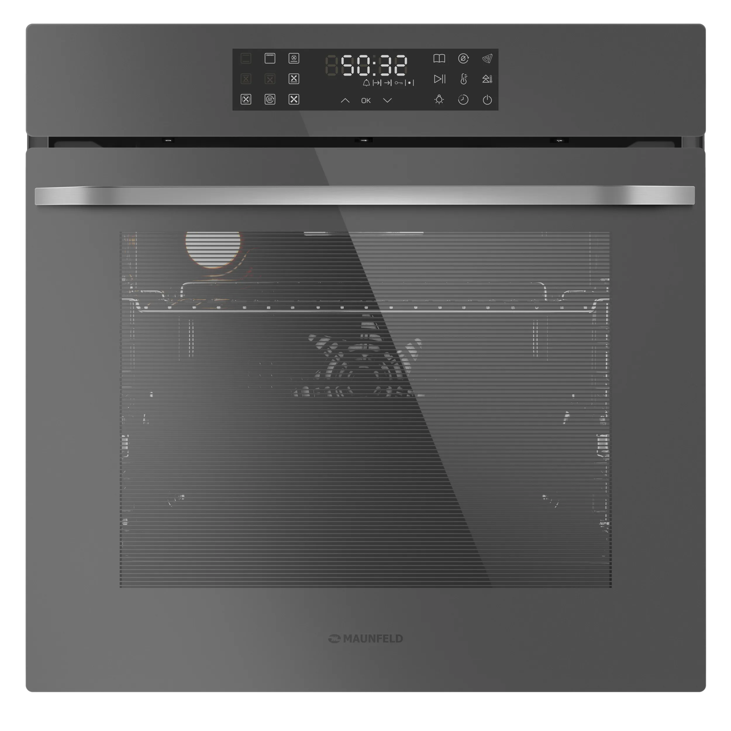 Шкаф духовой электрический MAUNFELD EOEH7614GR Графитовый