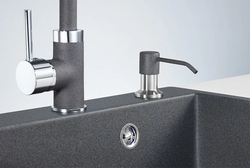 1403, ГРАФИТ (ЧЁРНО-СЕРЫЙ), ДОЗАТОР КУХОННЫЙ