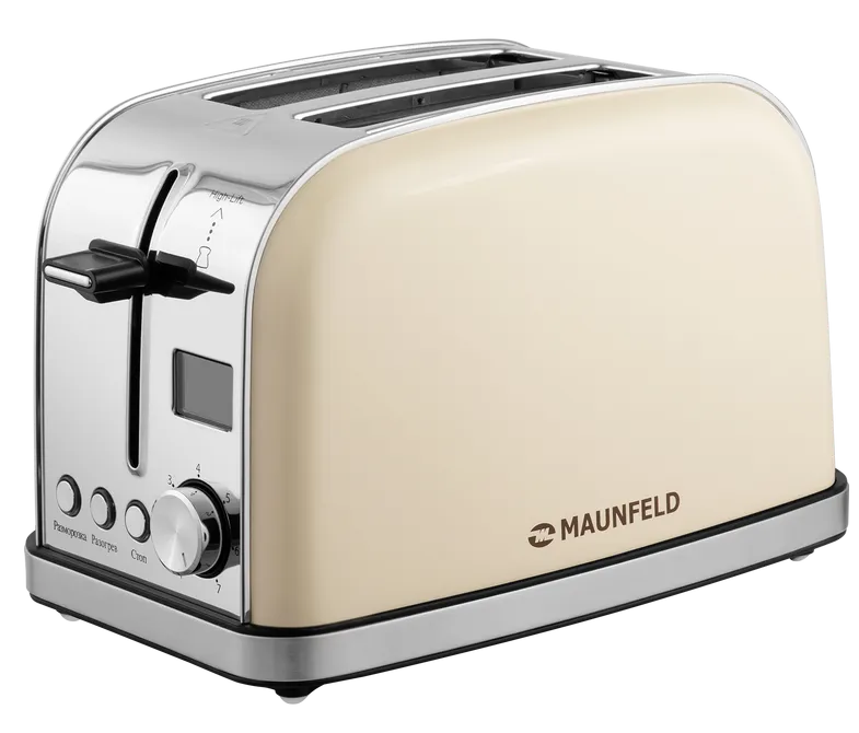 Тостер MAUNFELD MF-821 Бежевый