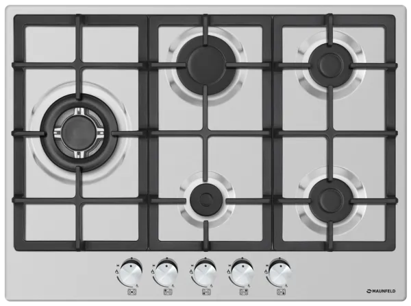 Газовая варочная панель MAUNFELD EGHS.75.33CS\G Нержавеющая сталь