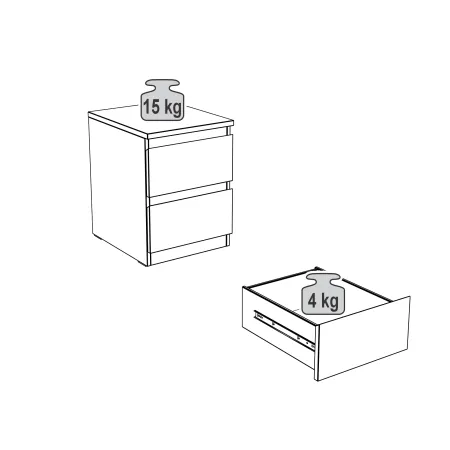 2.05.03.010.3 МАЛЬТА тумба 2 ящика 40х54 сонома RU