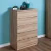 2.05.02.090.3 МАЛЬТА комод 5 ящиков 80х121 сонома RU