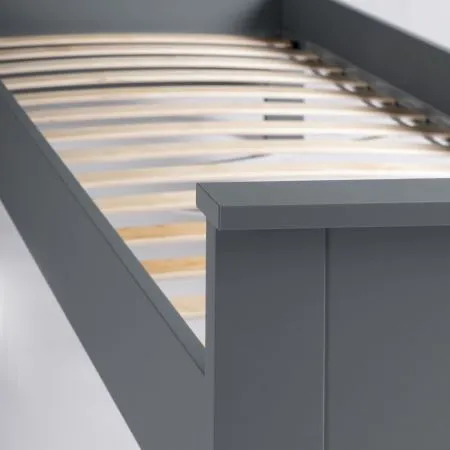 2.08.04.050.4 САГА кровать одинарная 90х200 серая