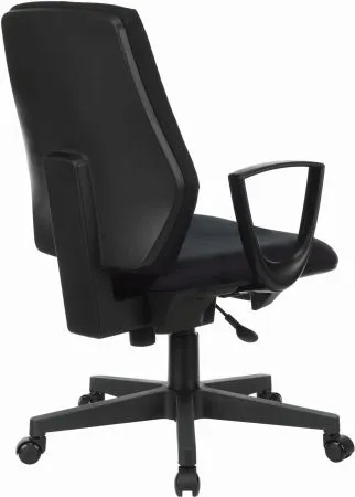 Кресло Бюрократ CH-545 черный 38-418 крестов. пластик