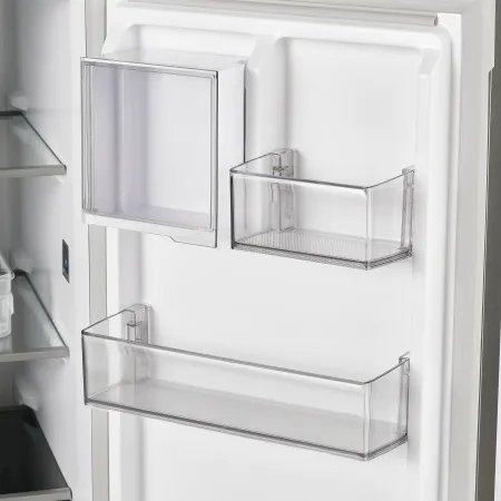 Холодильник с инвертором MAUNFELD MFF190NFD Нержавеющая сталь