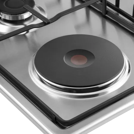 Комбинированная варочная панель MAUNFELD EEHS.64.3CS/KG Нержавеющая сталь