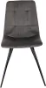 Стул для дома Бюрократ CH-K1 т.серый Holland 18 металл черный на ножках (CH-K1_1/HL18)