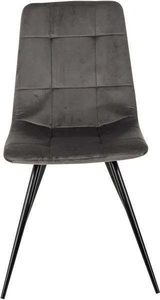 Стул для дома Бюрократ CH-K1_4 комплект 4шт т.серый Holland 18 металл черный на ножках (CH-K1_1/HL18_4)