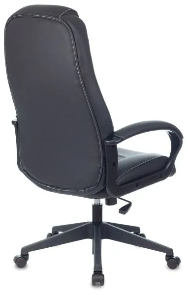 Кресло игровое Zombie 8 черный экокожа крестов. пластик