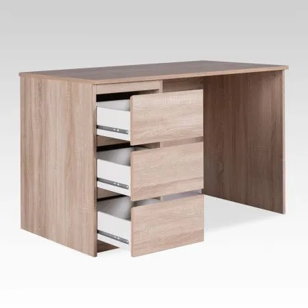 2.03.06.090.3 КАСТОР стол письменный 3 ящика 116х65 RU сонома