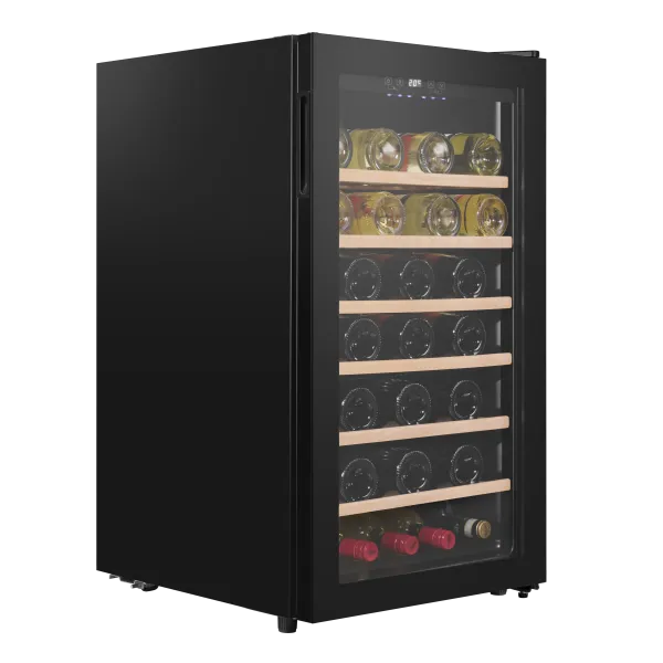 Винный шкаф MAUNFELD MFWC-118S40 Черный