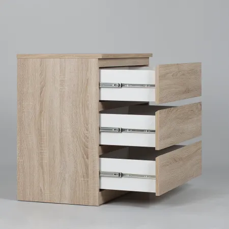 2.05.02.040.3 МАЛЬТА комод 3 ящика 80х76 сонома RU