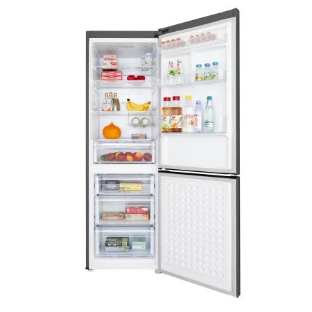 Холодильник-морозильник MAUNFELD MFF187NF Темная нержавеющая сталь