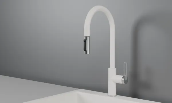 GR-8168, АРКТИК, СМЕСИТЕЛЬ КУХОННЫЙ С ВЫДВИЖНЫМ ИЗЛИВОМ