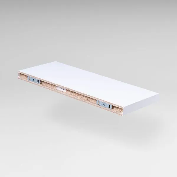 S00098 Фора 1.6 полка настенная 60х25х3.7, белый