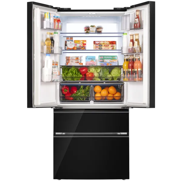 Холодильник с инвертором MAUNFELD MFF190NFD01 Черный