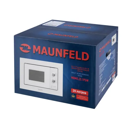 Микроволновая печь встраиваемая MAUNFELD MBMO.20.1PG Белый
