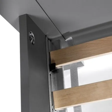 2.08.04.060.15 САГА кровать двойная 140х200 серая/ясень