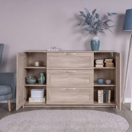 2.02.03.290.3 СИРИУС тумба 2 двери и 3 ящика 156х95 сонома RU