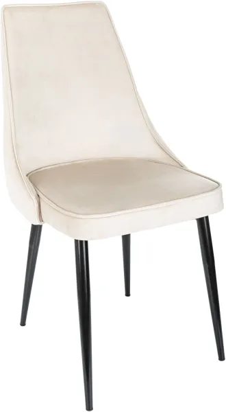 Стул для дома Бюрократ CH-K4_2 комплект 2шт бежевый Holland 06 металл черный на ножках (CH-K4_1/HL07_2)