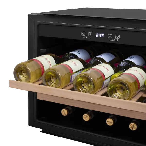Винный шкаф встраиваемый MAUNFELD MBWC-62S28 Черный