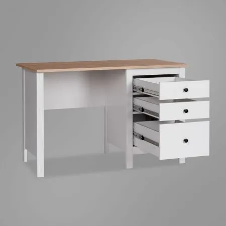 2.08.06.160.14 САГА стол письменный 120х56 белый/ясень