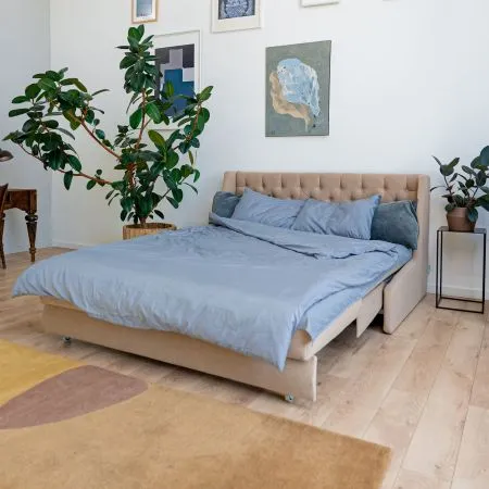 РИЧМОНД Складная кровать светло-бежевая, 200