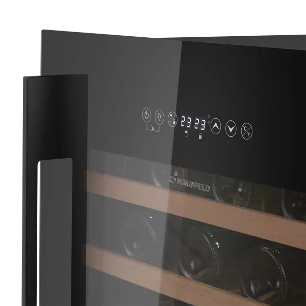Винный шкаф встраиваемый MAUNFELD MBWC-92DM36 Черный