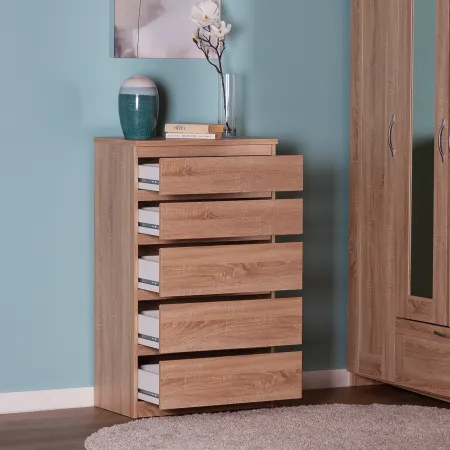 2.03.02.070.3 КАСТОР комод 5 ящиков RU сонома