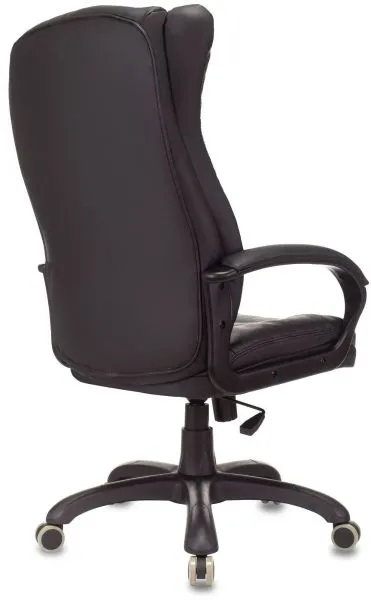 Кресло руководителя Бюрократ CH-879N черный экокожа крестов. пластик