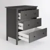2.08.02.020.4 САГА комод 3 ящика серый