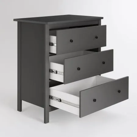 2.08.02.020.4 САГА комод 3 ящика серый