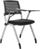 Стул Бюрократ X-Click-PP черный со столиком на ножках металл серый