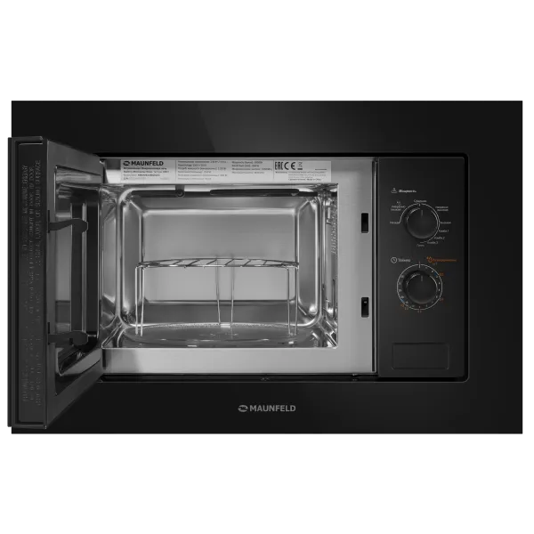 Микроволновая печь встраиваемая MAUNFELD MBMO820MGB203 Черный