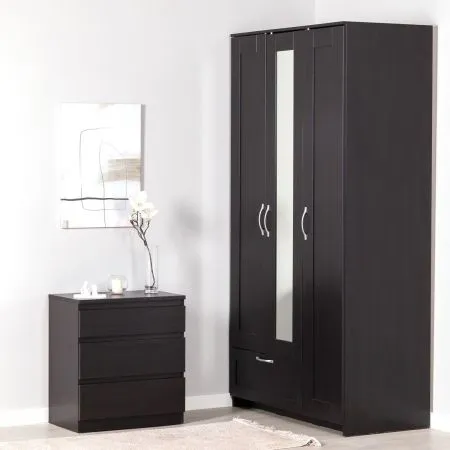 2.03.02.060.5 КАСТОР комод 3 ящика RU Дуб Венге