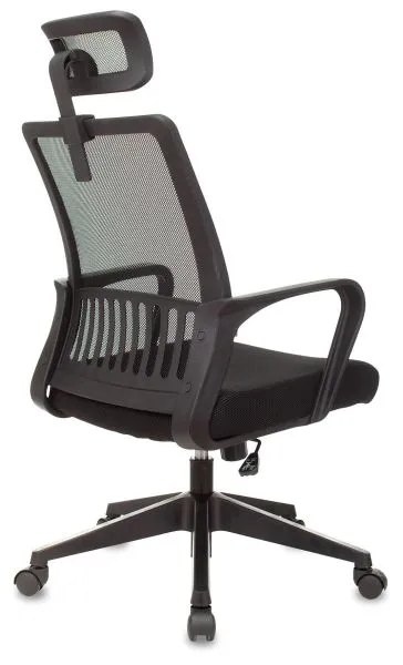 Кресло Бюрократ MC-201-H черный TW-01 TW-11 сетка/ткань с подголов. крестов. пластик
