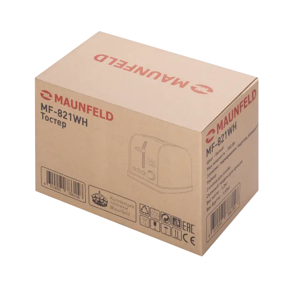 Тостер MAUNFELD MF-821 Белый