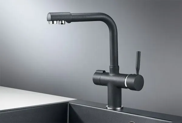 2088, ШВАРЦ (чёрный металлик), СМЕСИТЕЛЬ КУХОННЫЙ