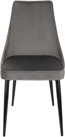 Стул для дома Бюрократ CH-K4_2 комплект 2шт т.серый Holland 18 металл черный на ножках (CH-K4_1/HL18_2)