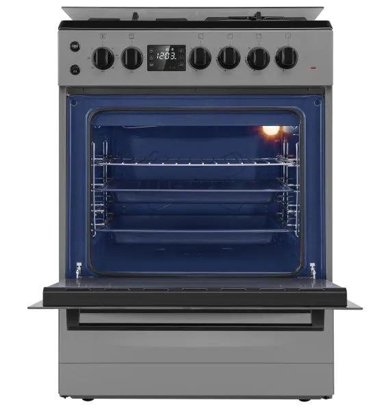 Газовая плита с электрической духовкой MAUNFELD MGC60EC05 Серый