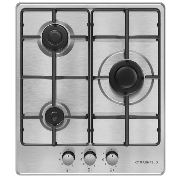 Газовая варочная панель MAUNFELD EGHS.43.3STS-ES Нержавеющая сталь