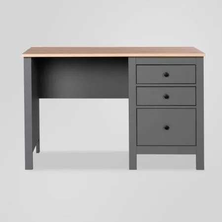 2.08.06.160.15 САГА стол письменный 120х56 серый/ясень