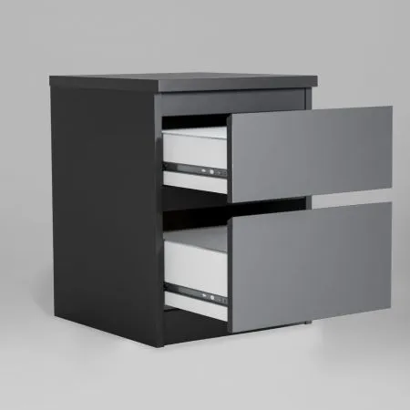 2.03.03.050.4 КАСТОР тумба 2 ящика RU серый