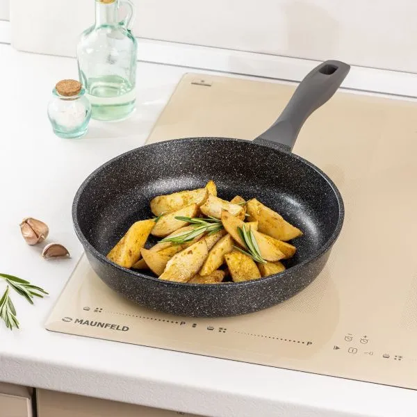 Сковорода MAUNFELD GRETA MFGRTT01FP из литого алюминия Мраморный