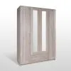 2.02.01.520.3 СИРИУС шкаф 4 двери и 1 ящик 156х59х220 сонома RU (с 2 зеркалами)
